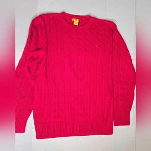 Vintage Duck Head 100% Cotton Cable Knit Sweater